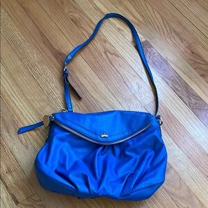 Juicy Couture Blue Leather Shoulder Bag